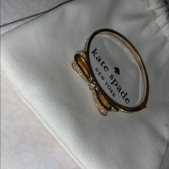 kate spade Jewelry - Kate Spade gold bow bracelet 🎀